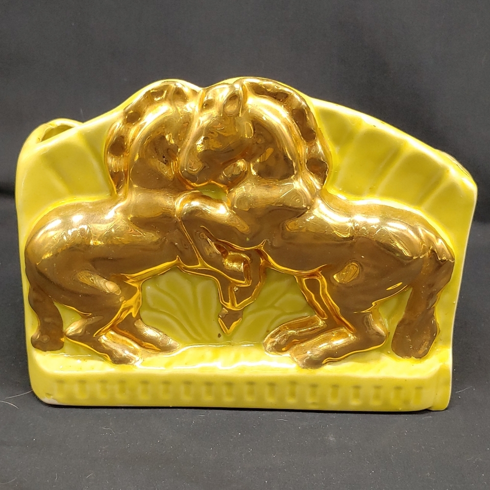 Vintage McCoy Art Deco Horse Holder/Planter
